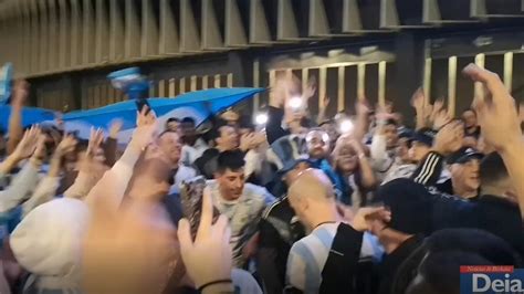 Los Argentinos Celebran En Bilbao El Mundial