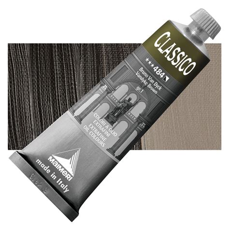 Maimeri Classico Oil Color Vandyke Brown Ml Tube Blick Art