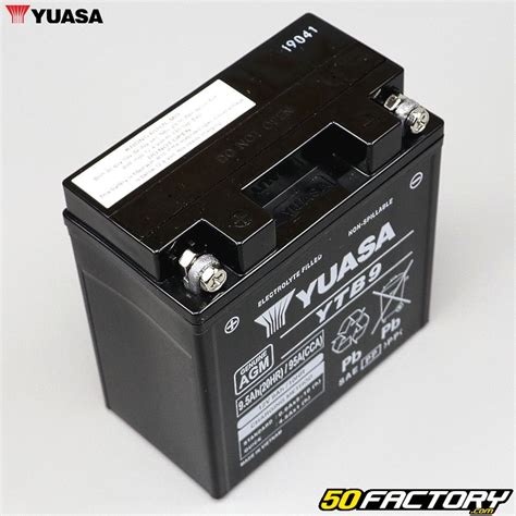 Batteria Yuasa YTB9 12V 9 5Ah Acido Senza Manutenzione Piaggio Liberty