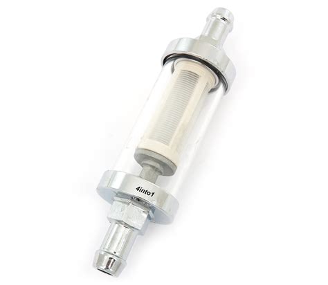 Clear Glass Fuel Filter 3 8