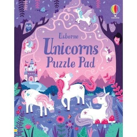 Unicorns Puzzle Pad Usborne Categorie C R I N Limba Englez