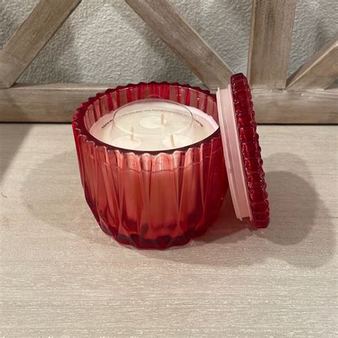 Homeworx Accents Homeworx Spiced Gingerbread Red Luxe Glass Candle