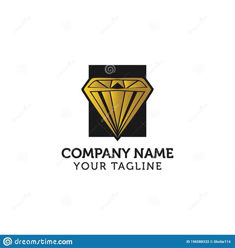 Creative Diamond Logo And Icon Design Template Stock Vector