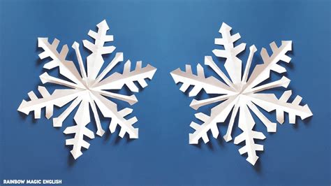 Tutorial Fiocchi Di Neve Con La Carta DIY Paper Snowflakes YouTube