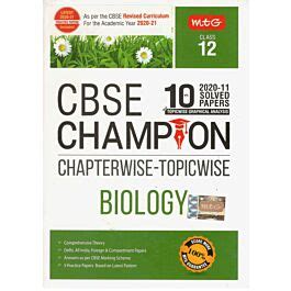 Raajkart MTG 10 Years CBSE Champion Chapterwise Topicwise Biology