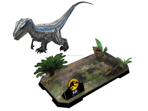 Revell 00243 Puzzle 3d Jurassic World Dominion Raptor Blue