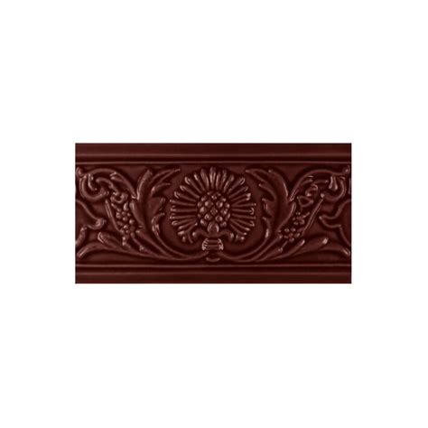 Teapot Brown Plain Wall Tile Victorian Wall Tile Firetile Ltd