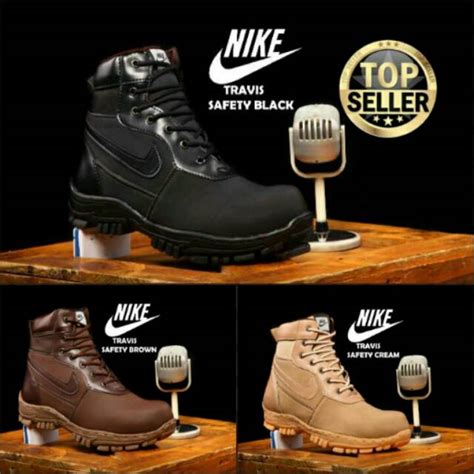 Jual Sepatu Boots Safety Pria Nike Travis Tracking Sepatu Gunung Kerja