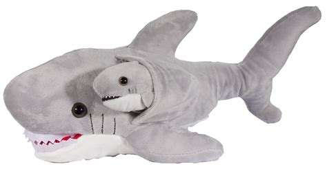 Adorable Mother and Baby Shark 16 Inch Long Super Soft Plush Toy ...