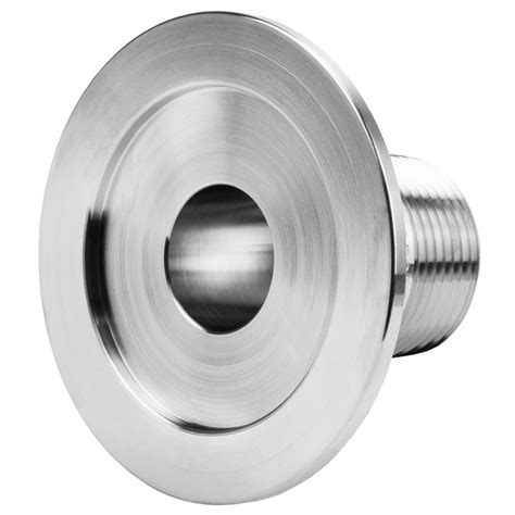 Ideal Spectroscopy Adapter KF 50 To NPT 1 In Male Pipe ISO KF