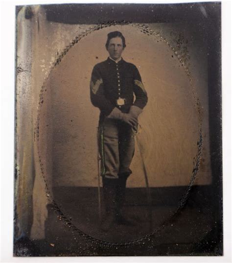 14th Plate Tintype Of Washington Roebling Engineer Of The Brooklyn