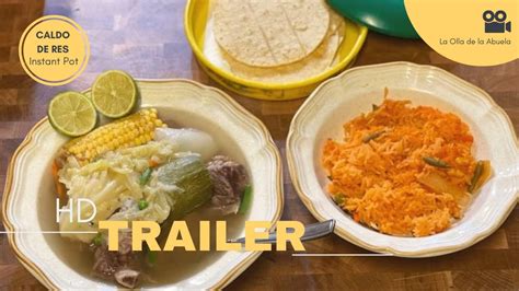 Trailer Caldo De Res En La Instant Pot Youtube