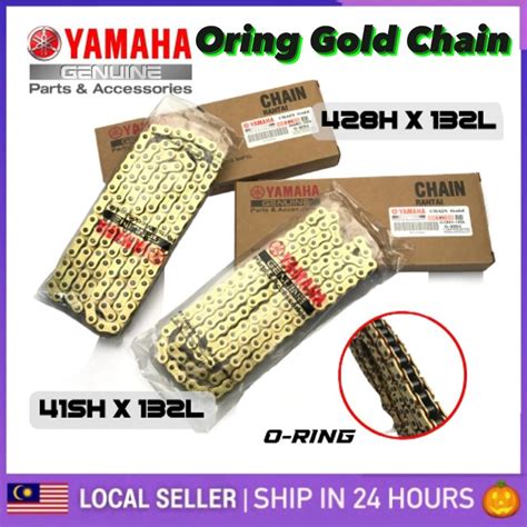 YAMAHA Gold CHAIN 428H O RING 415H ORING CHAIN RANTAI EMAS 428 415 132L