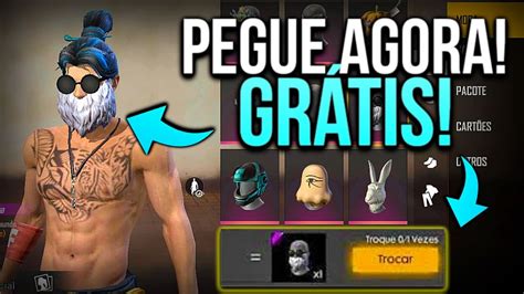 COMO PEGAR A BARBA DO PAPAI NOEL NO FREE FIRE DE GRAÇA NOVO EVENTO