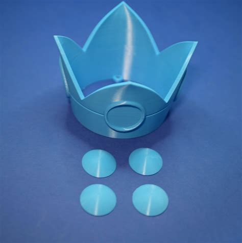 Stl File Princess Peach Crown 👸・3d Printer Design To Download・cults