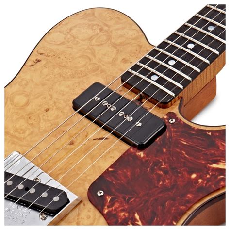 Disc Fender Custom Shop Artisan Thinline Tele Flame Maple Mahogany