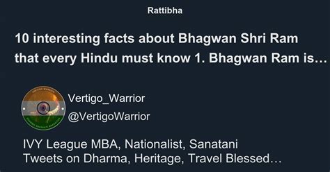 10 Interesting Facts About Bhagwan Shri Ram That Every Hindu Must Know