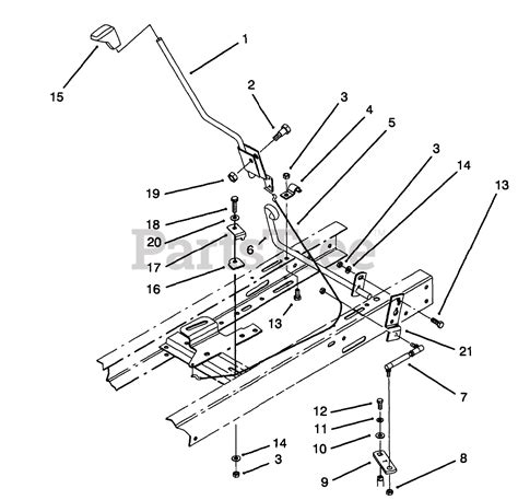 Toro 71182 12 32 Xl Toro Lawn Tractor Sn 049000001 049999999 1994 Shift Assembly