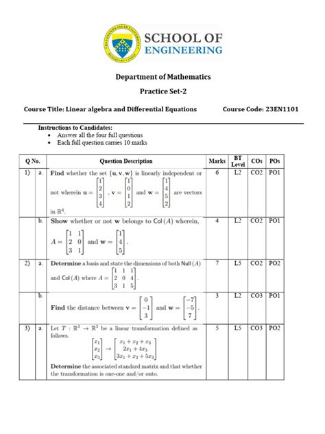 Lade Practice Set 2 Pdf