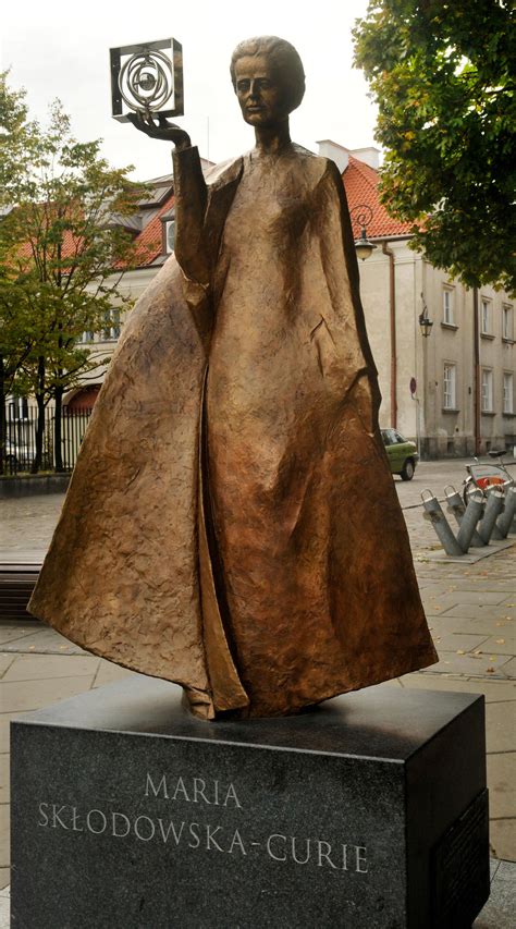 Marie Curie Sculpture Warsaw By Wildplaces On Deviantart