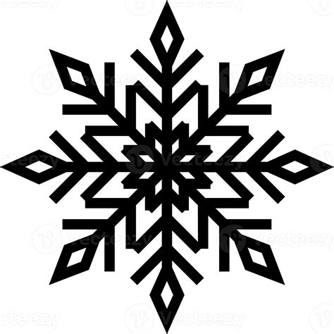 snowflake illustration on transparent background 10789655 PNG