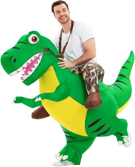 Comin Inflatable Dinosaur Costume For Adults Ride On Dino