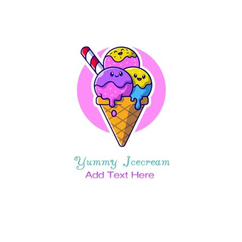 Ice Cream Logo Template Postermywall