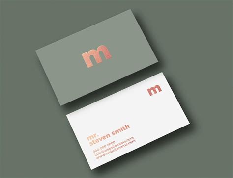 Premium Psd Luxury Business Card Mockup Design