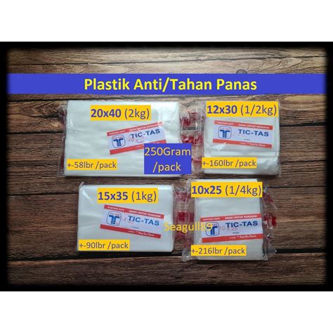 Jual Kantong Plastik Anti Panas Tahan Panas 250Gr Uk 1 4kg 1 2kg 1kg