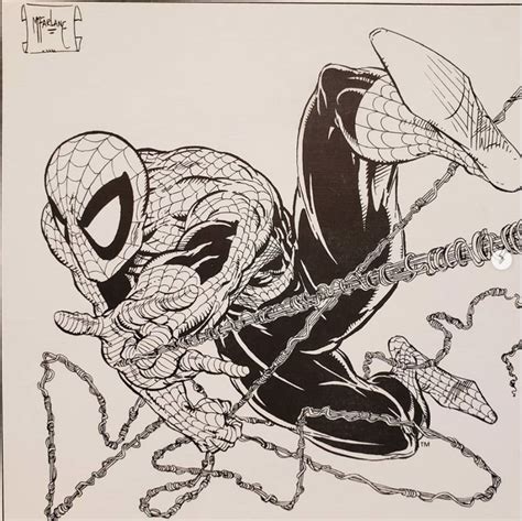 Art By Todd Mcfarlane Spiderman Art Sketch Spiderman Art Comic Art