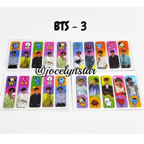 Jual K Pop Sticky Notes Hologram Sticky Notes Penanda Buku