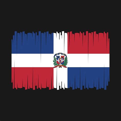 Dominican Republic Flag Vector 21981633 Vector Art at Vecteezy