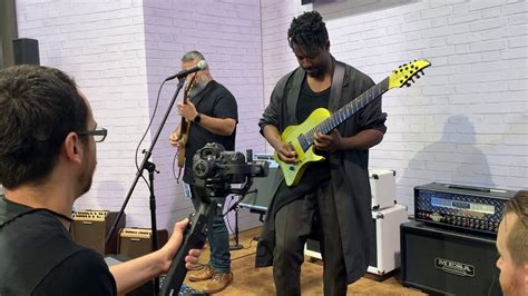 Tosin Abasi And Javier Reyes Of Animals As Leaders Playing Kascade At