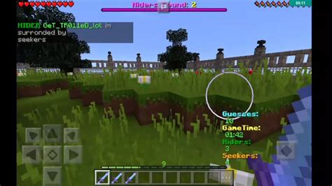 Minecraft MCPE BrokenLens Hide N Seak I KILL A SEAKER