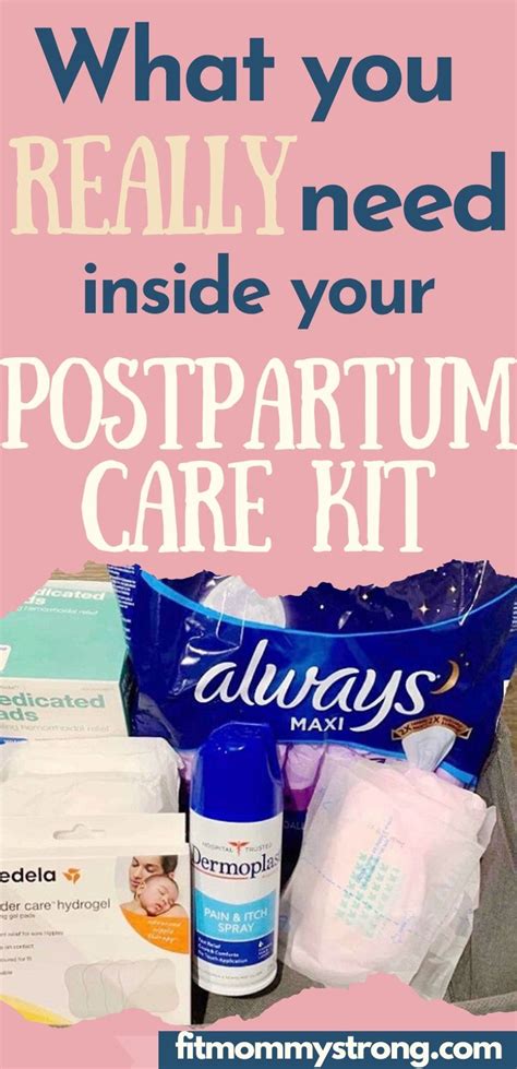 Ultimate Checklist To Make Your Postpartum Care Kit Postpartum Care