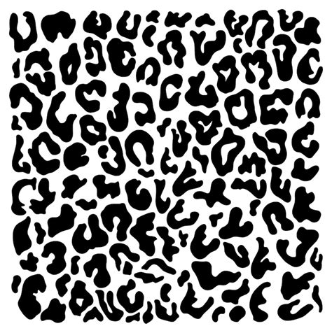 Black And White Cheetah Print Svg And Png Digital Cut File Etsy