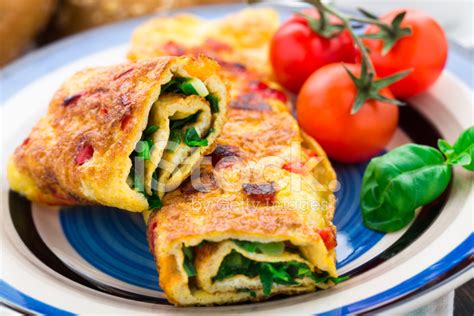 Omelet With Vegetables And Herbs Stock Photo | Royalty-Free | FreeImages