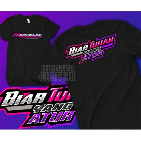 Jual Kaos T Shirt Karyawan Tuhan Biar Tuhan Yang Ngatur Free Stiker