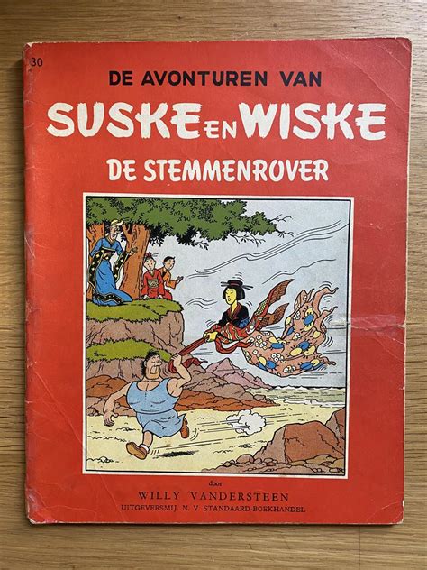 Suske En Wiske Vlaams Ongekleurd Nr 30a De Stemmenrover 1957