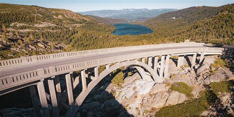 Donner Pass Rainbow Bridge Panorama Photograph By Gregory Ballos Fine Art America