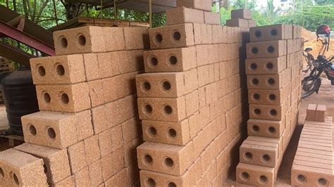 Compressed Earth Bricks Eco Friendly Interlocking Bricks With Many