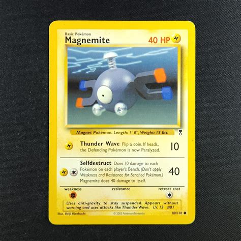 Magnemite Legendary Collection Pokemon Card Ebay