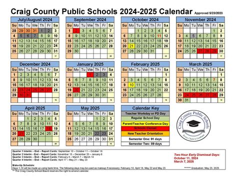 Aiken County Public Schools Calendar 2024-2025 [District]