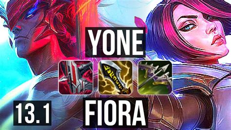 Yone Vs Fiora Top 7 Solo Kills 14 3 9 600 Games Legendary Euw