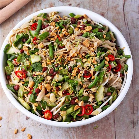 Vegan Rice Noodle Salad Oil Free Gluten Free Vegan With Gusto