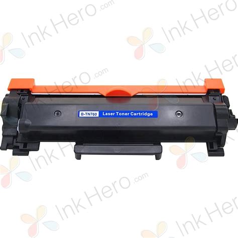 Brother TN760 Black Compatible High-Yield Toner Cartridge (Replaces ...