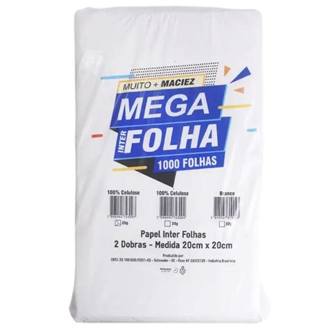 Papel Toalha Celulose C Folhas Premium Brasil Paper Lupel