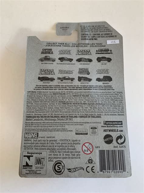 HOT WHEELS AVENGERS PLYMOUTH FURY CAPTAIN AMERICA LIVES AGAIN DJK NO BLISTER