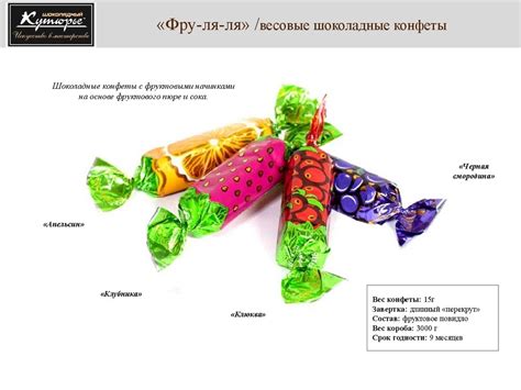 Каталог продукции конфетной фабрики «Шоколадный Кутюрье» - online ...