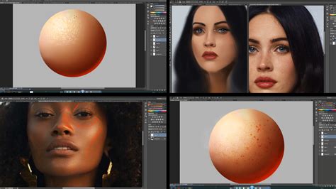 Artstation Skin Painting In Photoshop Video Tutorial Tutorials